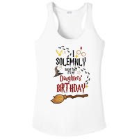 I Solemnly Swear That It's My Daughters' Birthday Ladies PosiCharge Competitor Racerback Tank