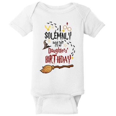 I Solemnly Swear That It's My Daughters' Birthday Baby Bodysuit