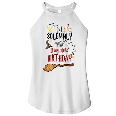 I Solemnly Swear That It's My Daughters' Birthday Women’s Perfect Tri Rocker Tank