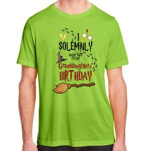 I Solemnly Swear That It's My Granddaughters' Birthday Adult ChromaSoft Performance T-Shirt