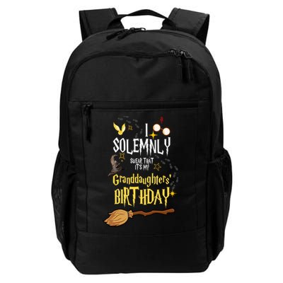 I Solemnly Swear That It's My Granddaughters' Birthday Backpack