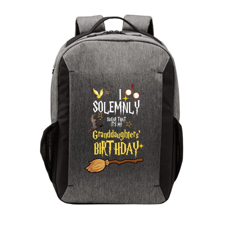 I Solemnly Swear That It's My Granddaughters' Birthday Vector Backpack