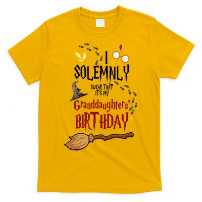 I Solemnly Swear That It's My Granddaughters' Birthday T-Shirt