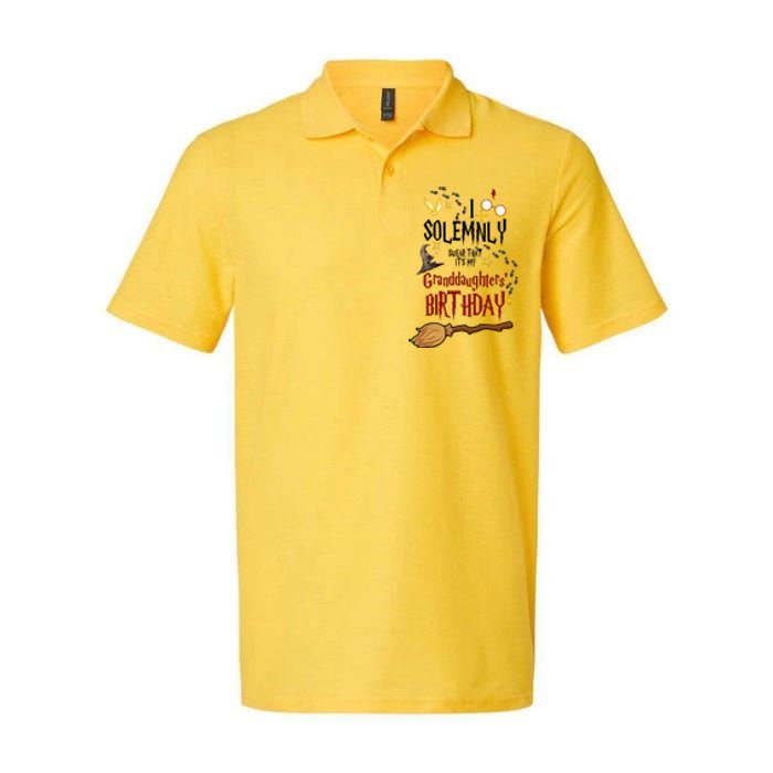 I Solemnly Swear That It's My Granddaughters' Birthday Softstyle Adult Sport Polo