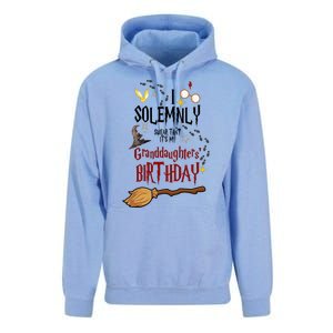 I Solemnly Swear That It's My Granddaughters' Birthday Unisex Surf Hoodie