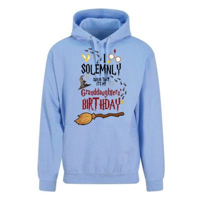 I Solemnly Swear That It's My Granddaughters' Birthday Unisex Surf Hoodie