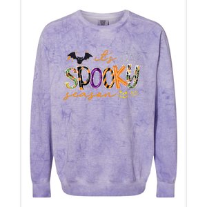 It's Spooky Season Funny Halloween Costume Witch Colorblast Crewneck Sweatshirt