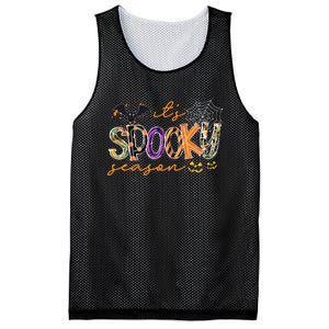 It's Spooky Season Funny Halloween Costume Witch Mesh Reversible Basketball Jersey Tank