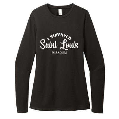 I Survived Saint Louis Moving From Missouri Womens CVC Long Sleeve Shirt