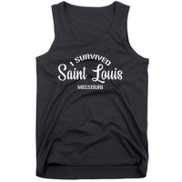 I Survived Saint Louis Moving From Missouri Tank Top