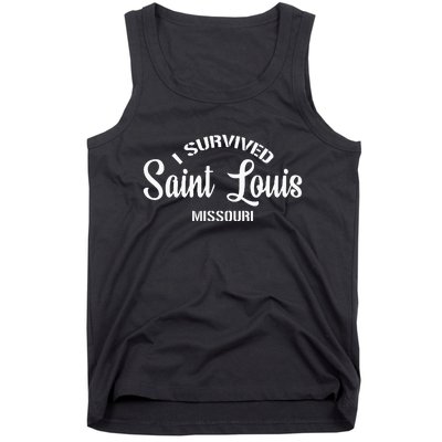 I Survived Saint Louis Moving From Missouri Tank Top