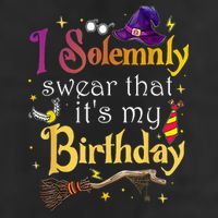 I Solemnly Swear That Its My Birthday Cool Comfort Performance Bucket Hat
