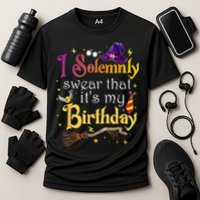 I Solemnly Swear That Its My Birthday Cooling Performance Crew T-Shirt