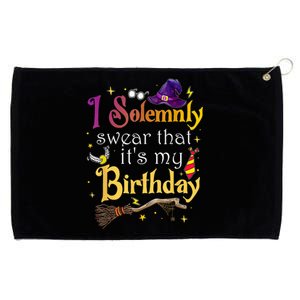 I Solemnly Swear That Its My Birthday Grommeted Golf Towel