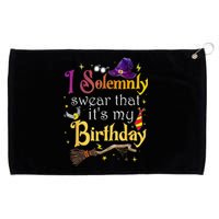 I Solemnly Swear That Its My Birthday Grommeted Golf Towel