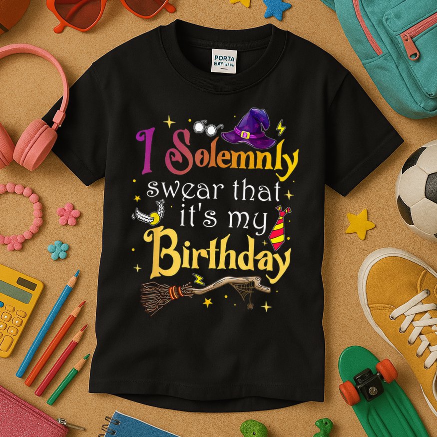 I Solemnly Swear That Its My Birthday Kids T-Shirt