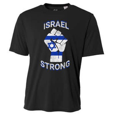 Israel Strong Support Stand With Israel Love Jewish Pride Cooling Performance Crew T-Shirt