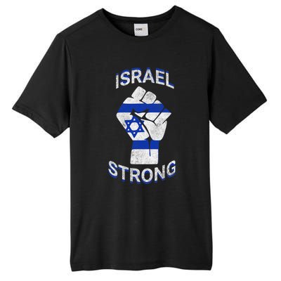 Israel Strong Support Stand With Israel Love Jewish Pride Tall Fusion ChromaSoft Performance T-Shirt