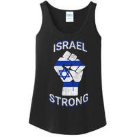 Israel Strong Support Stand With Israel Love Jewish Pride Ladies Essential Tank