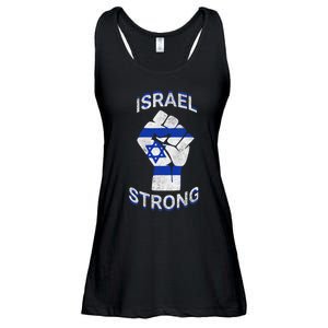 Israel Strong Support Stand With Israel Love Jewish Pride Ladies Essential Flowy Tank