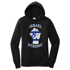 Israel Strong Support Stand With Israel Love Jewish Pride Women's Pullover Hoodie