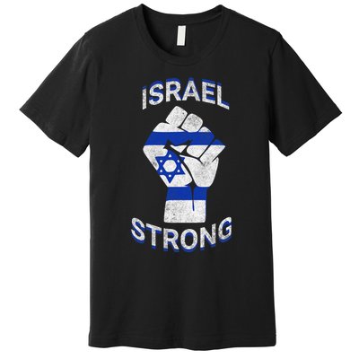 Israel Strong Support Stand With Israel Love Jewish Pride Premium T-Shirt