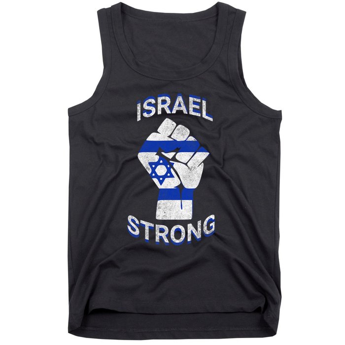 Israel Strong Support Stand With Israel Love Jewish Pride Tank Top