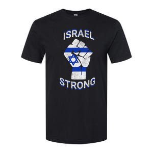 Israel Strong Support Stand With Israel Love Jewish Pride Softstyle® CVC T-Shirt