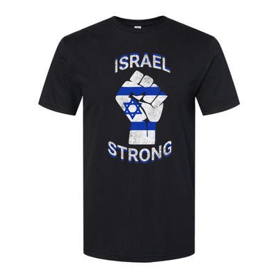 Israel Strong Support Stand With Israel Love Jewish Pride Softstyle® CVC T-Shirt