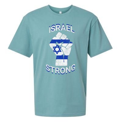 Israel Strong Support Stand With Israel Love Jewish Pride Sueded Cloud Jersey T-Shirt