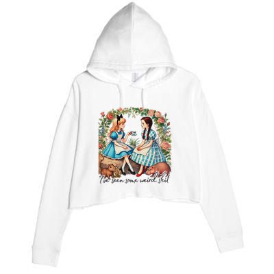 IVe Seen Some Weird Shit Crop Fleece Hoodie