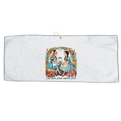IVe Seen Some Weird Shit Large Microfiber Waffle Golf Towel