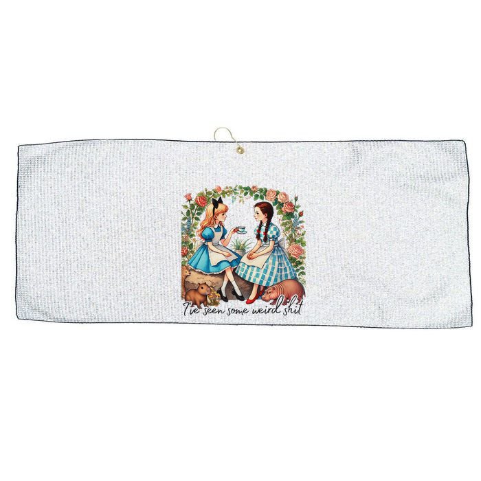 IVe Seen Some Weird Shit Large Microfiber Waffle Golf Towel