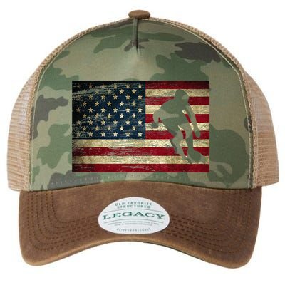 Inline Speed Skating American Flag Roller Blading Legacy Tie Dye Trucker Hat