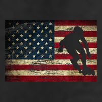 Inline Speed Skating American Flag Roller Blading Cool Comfort Performance Bucket Hat