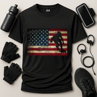 Inline Speed Skating American Flag Roller Blading Performance Shirt