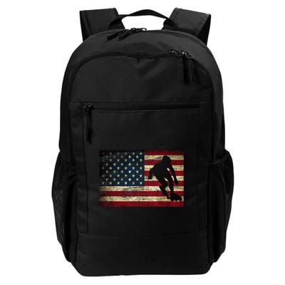 Inline Speed Skating American Flag Roller Blading Backpack