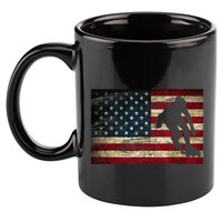 Inline Speed Skating American Flag Roller Blading 11oz C Handle Ceramic Mug