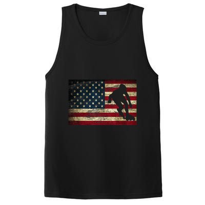 Inline Speed Skating American Flag Roller Blading PosiCharge Competitor Tank