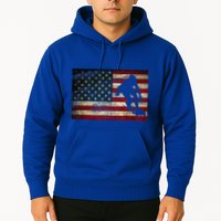 Inline Speed Skating American Flag Roller Blading Hoodie
