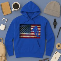 Inline Speed Skating American Flag Roller Blading Hoodie