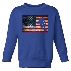 Inline Speed Skating American Flag Roller Blading Toddler Sweatshirt