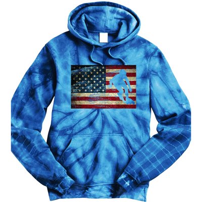 Inline Speed Skating American Flag Roller Blading Tie Dye Hoodie