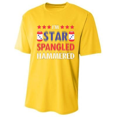 IM Star Spangled Hammered Funny 4th Of July Performance Sprint T-Shirt