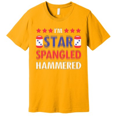 IM Star Spangled Hammered Funny 4th Of July Premium T-Shirt