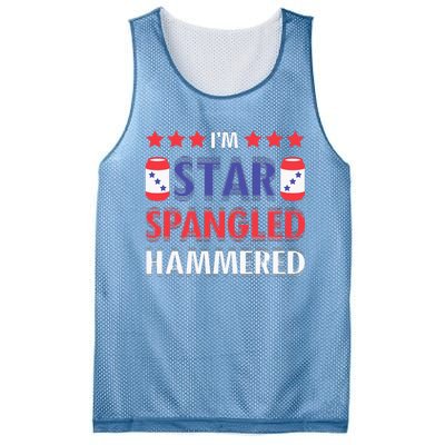 IM Star Spangled Hammered Funny 4th Of July Mesh Reversible Basketball Jersey Tank