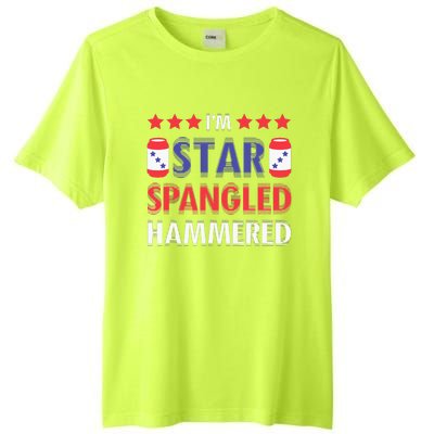 IM Star Spangled Hammered Funny 4th Of July Tall Fusion ChromaSoft Performance T-Shirt