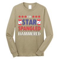 IM Star Spangled Hammered Funny 4th Of July Long Sleeve Shirt