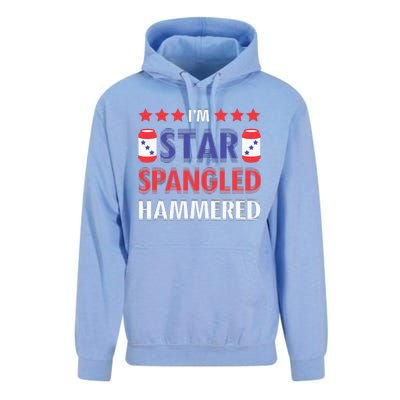 IM Star Spangled Hammered Funny 4th Of July Unisex Surf Hoodie