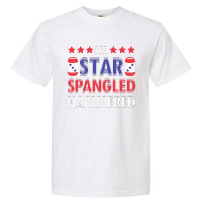 IM Star Spangled Hammered Funny 4th Of July Garment-Dyed Heavyweight T-Shirt